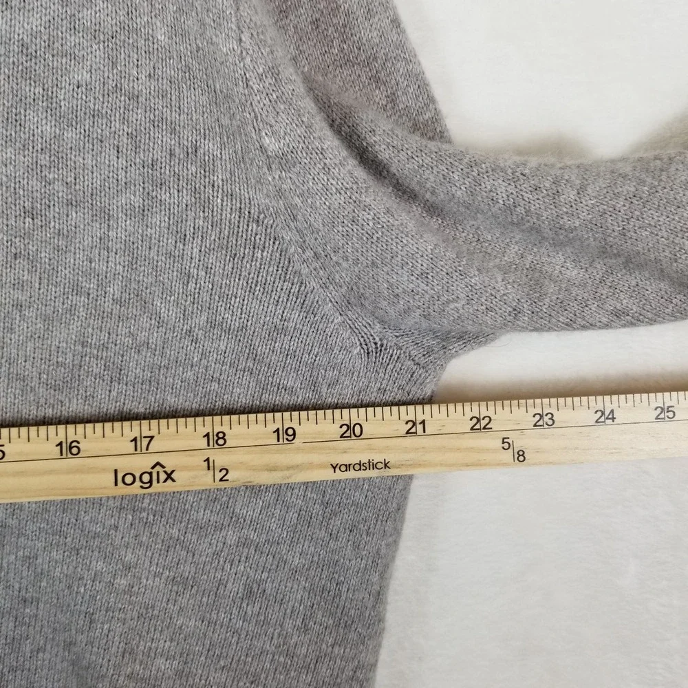 J.Crew Men XL Slim Merino Alpaca Wool Shawl Collar Cardigan Gray‎ Elbow Patches